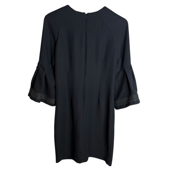 Banana Republic Sheath Dress Bell Sleeve Navy Blue Women’s Size 6 - Picture 3 of 6